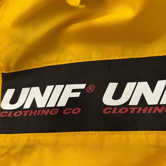 UNIF Break Jacket Size XS Hood Oversized Full Zip Pockets Lined - Picture 11 of 14